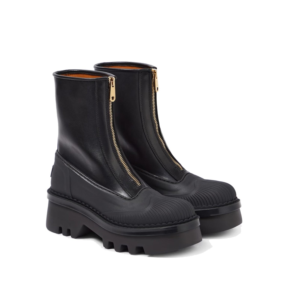 Chloé Chloe Raina Leather Boots Women In Black