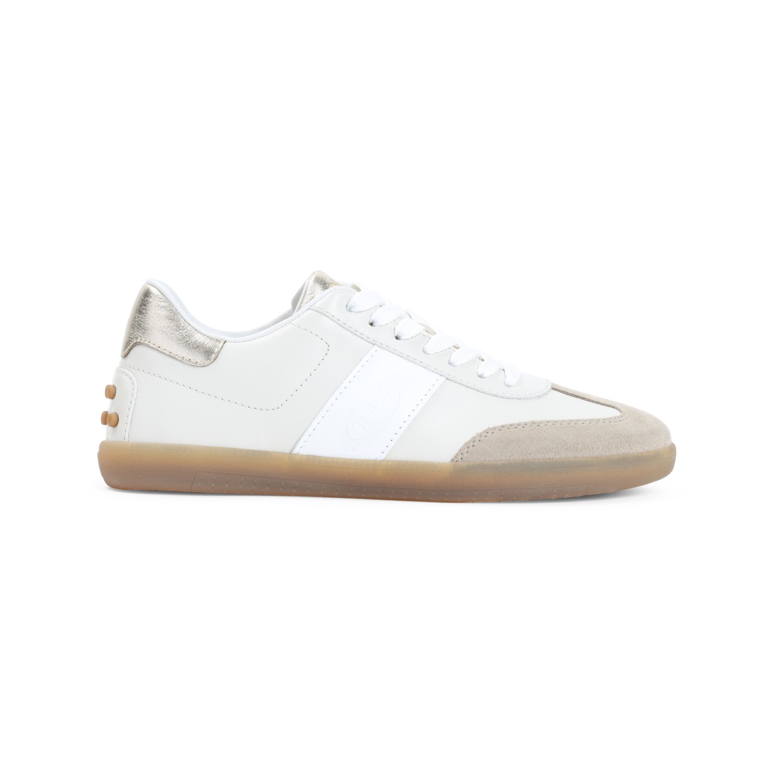 TOD'S TOD'S LEATHER AND SUEDE ACCENTED SNEAKERSDETAILS
