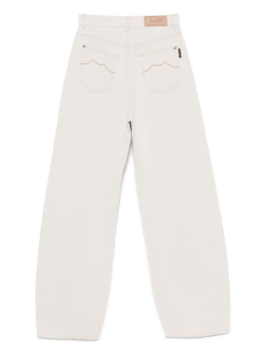Moorer Blanche Trousers In White