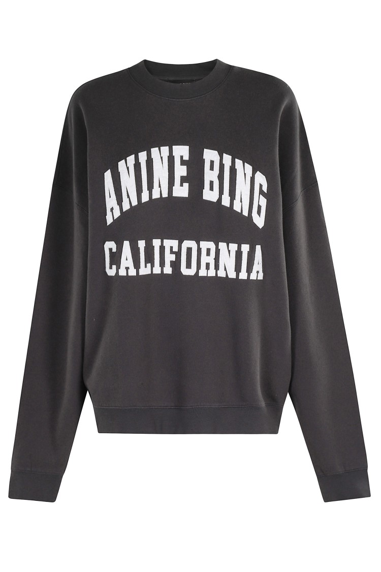 Anine Bing Vintage Black Miles Sweatshirt