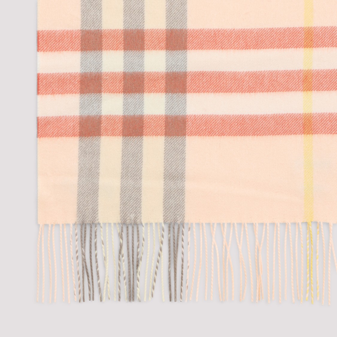 BURBERRY BURBERRY TEACUP BEIGE CASHMERE SCARF 