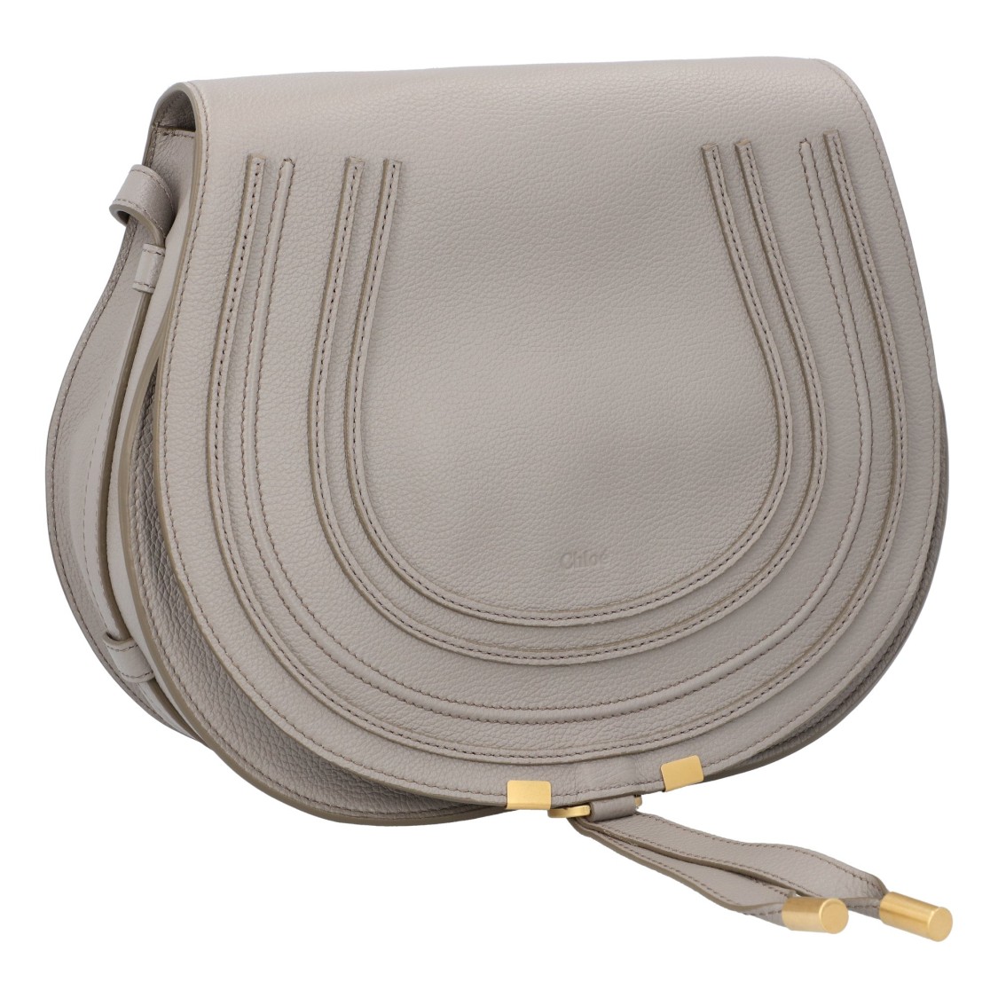 Chloé Marcie Medium Textured-leather Shoulder Bag