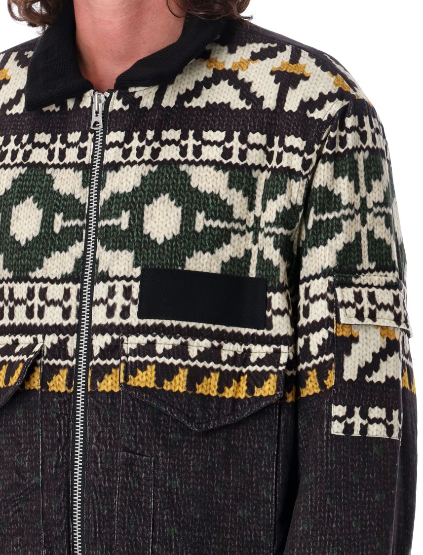 Sacai Pattern Long-sleeved Jacket
