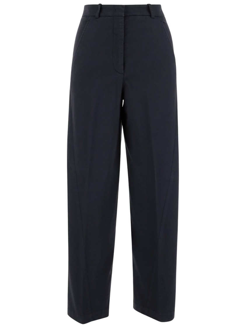 Shop Ql2 Stretch Cotton Pants In Black