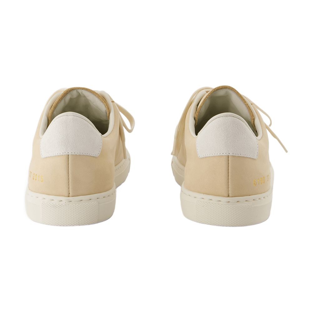 Shop Common Projects Retro Nubuck Sneakers - Leather In Neutrals
