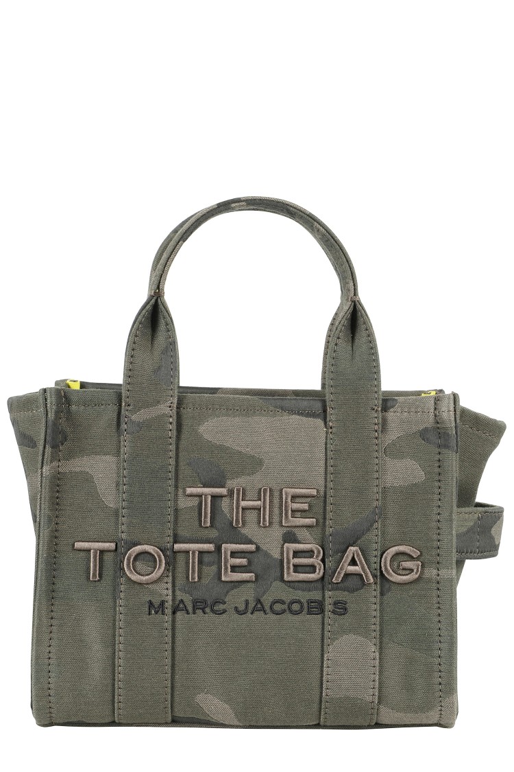 MARC JACOBS MARC JACOBS CAMOUFLAGE JACQUARD FABRIC TOTE BAG