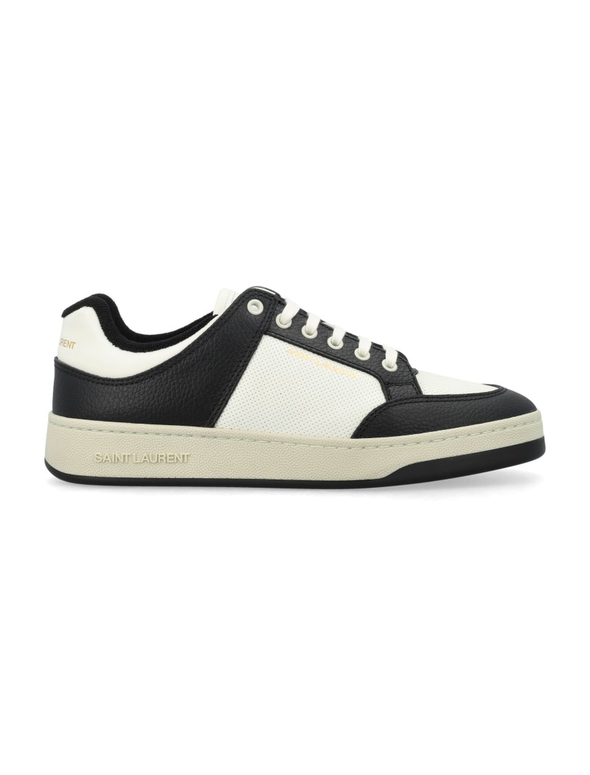 Shop Saint Laurent Sl/61 Low Top Sneakers In Black