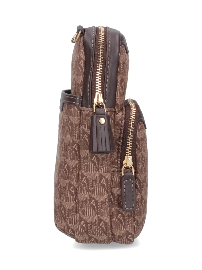 Shop Anya Hindmarch "logo Essentials" Shoulder Bag – Beige