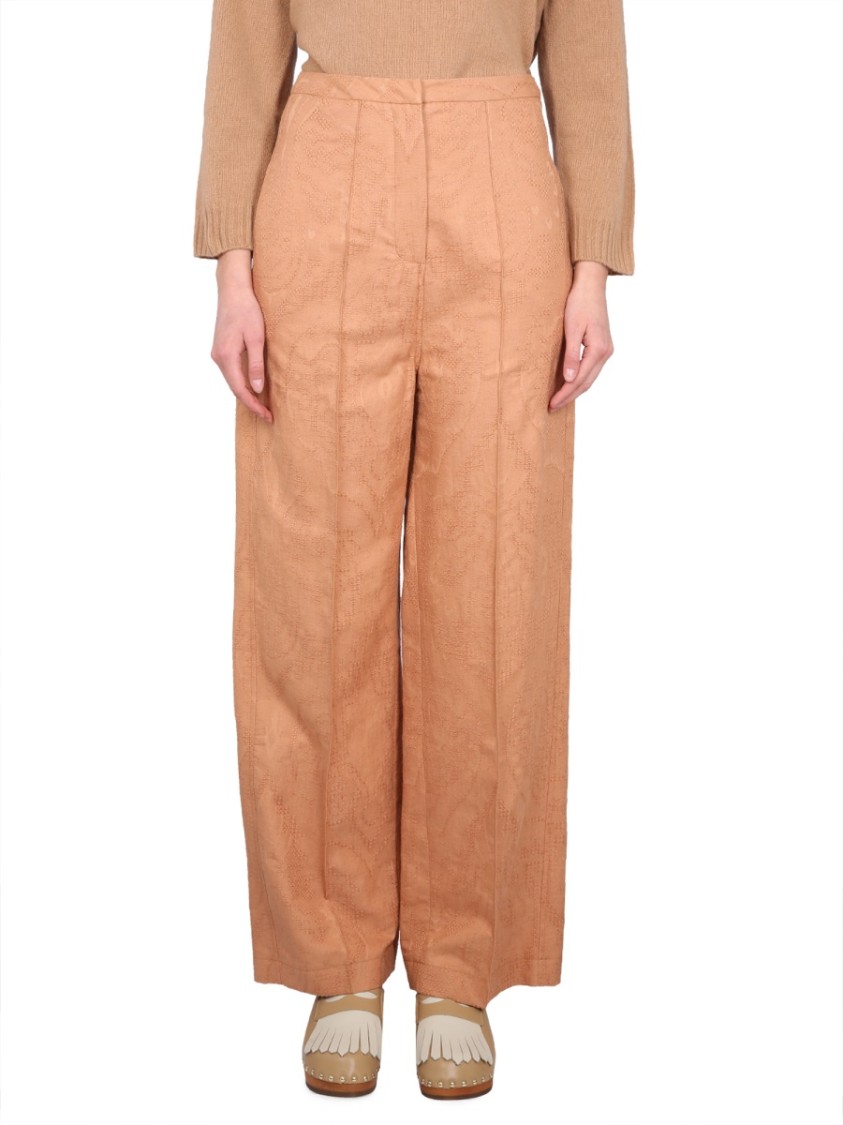 ALYSI ALYSI AJOURE PANTS