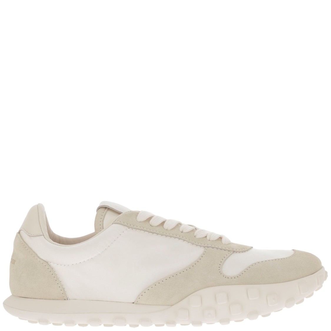 Jil Sander Women White Leather And Suede Moon Sneakers In Neutrals