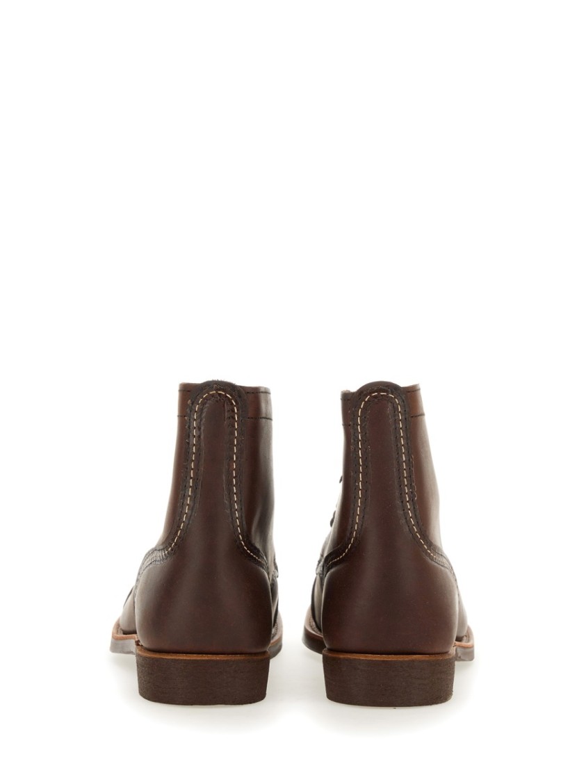 Red Wing Classic Brown Leather Lace-up Boots