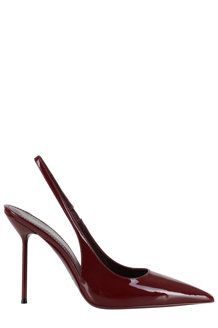 Paris Texas Lidia 105 Patent Leather Slingback Pumps In Red