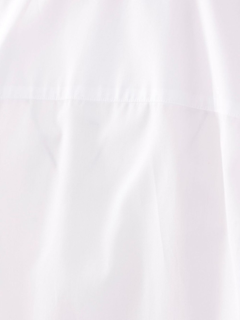Alexander Mcqueen Cotton Shirt With Wide Collar In White