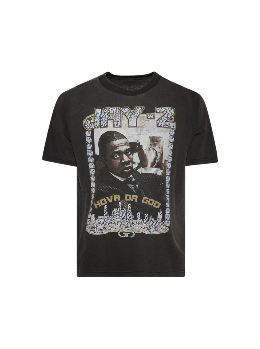 Shop Earthling Vip Jay-z T-shirt Black
