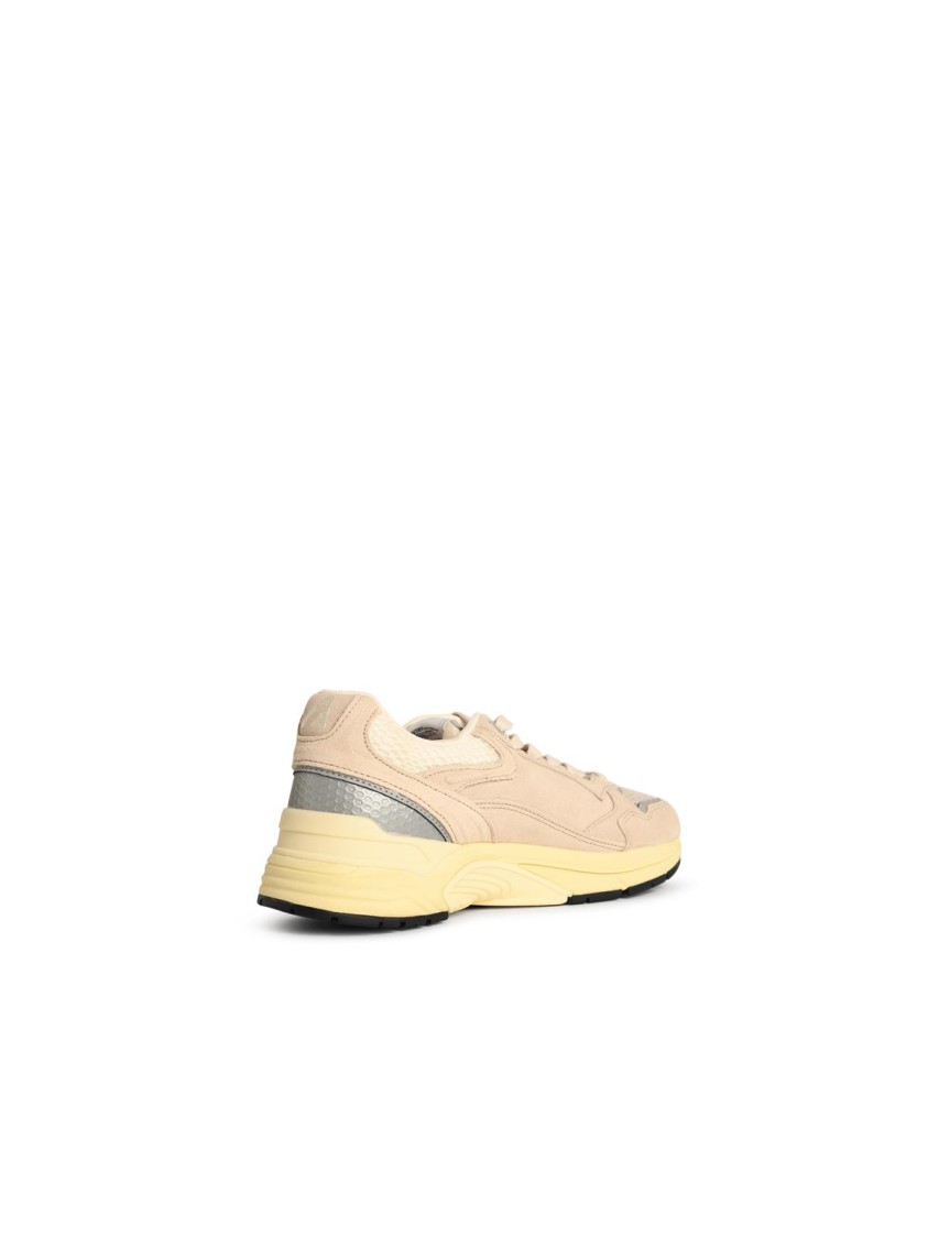 Autry Hyperway Mesh And Suede Sneakers In Neutral
