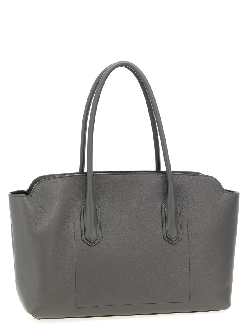 Tom Ford Logo Shoulder Bag In Gray