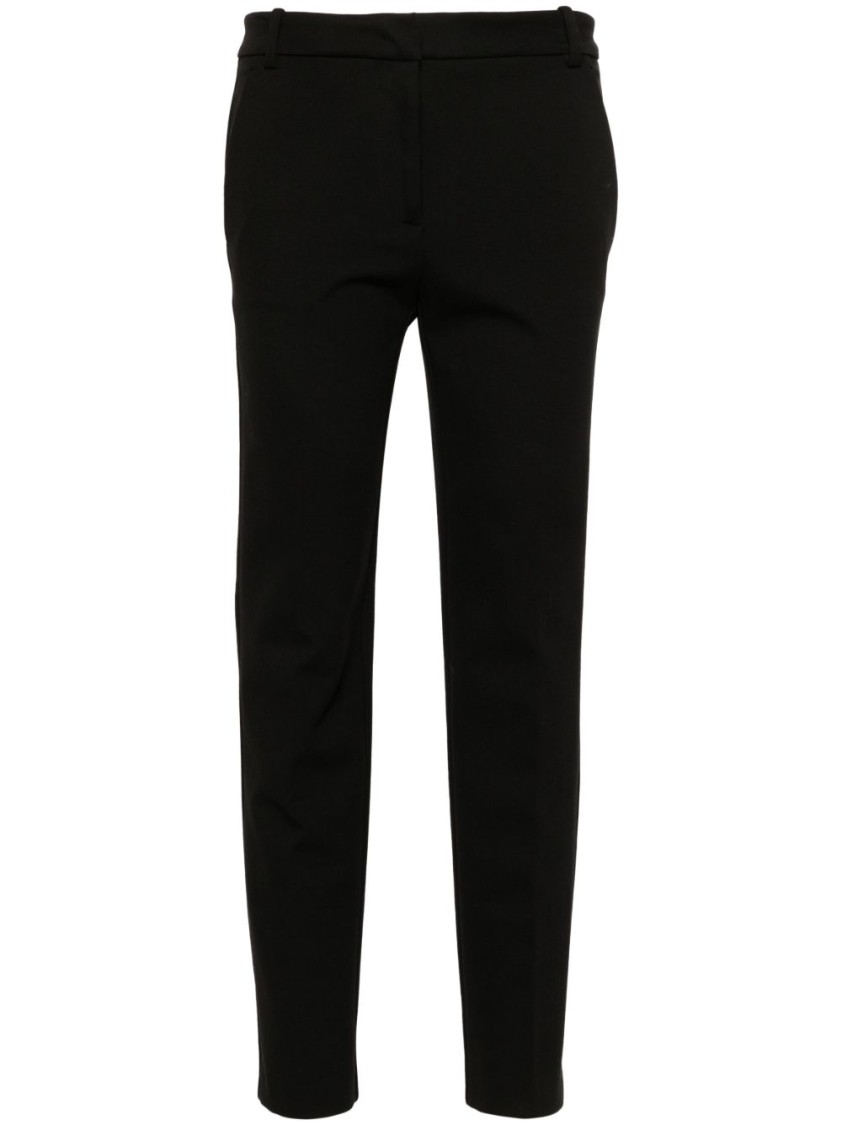 Pinko Tailored Black Trousers With Polished Silhouette In Black