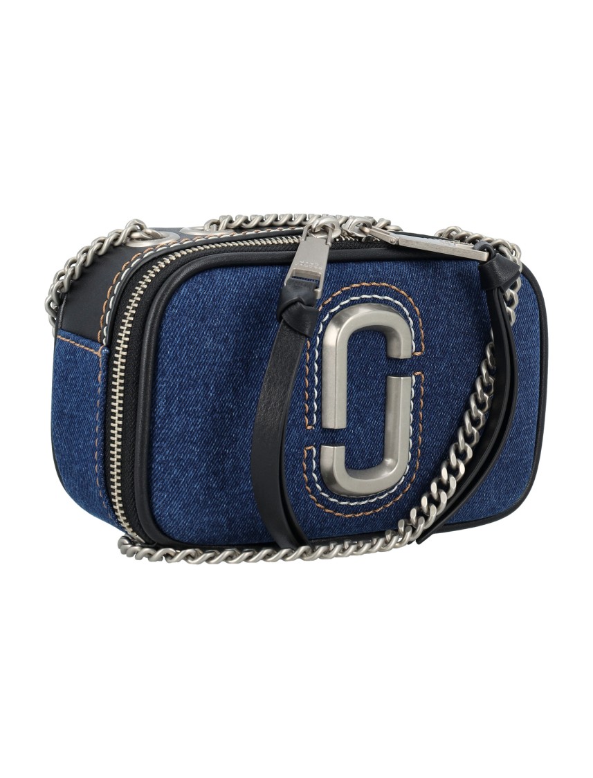 Marc Jacobs The Snapshot Denim Bag In Blue