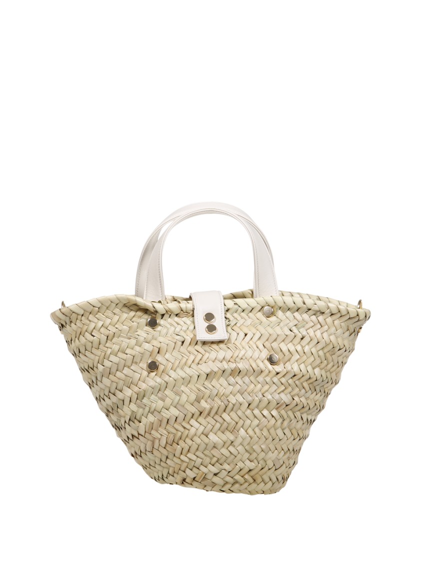 Amato Daniele Queen Basket Mini Bag In Neutrals