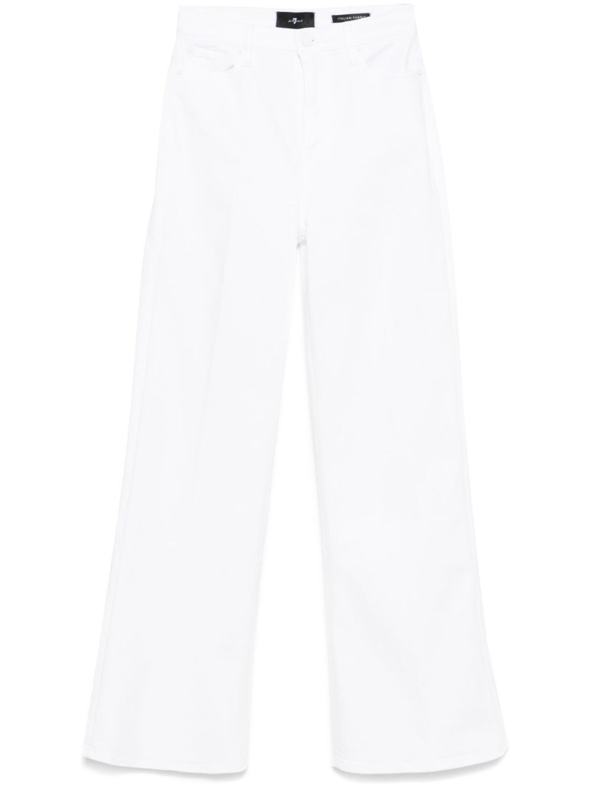 7 For All Mankind Ultra Highrise Jo Jeans In White