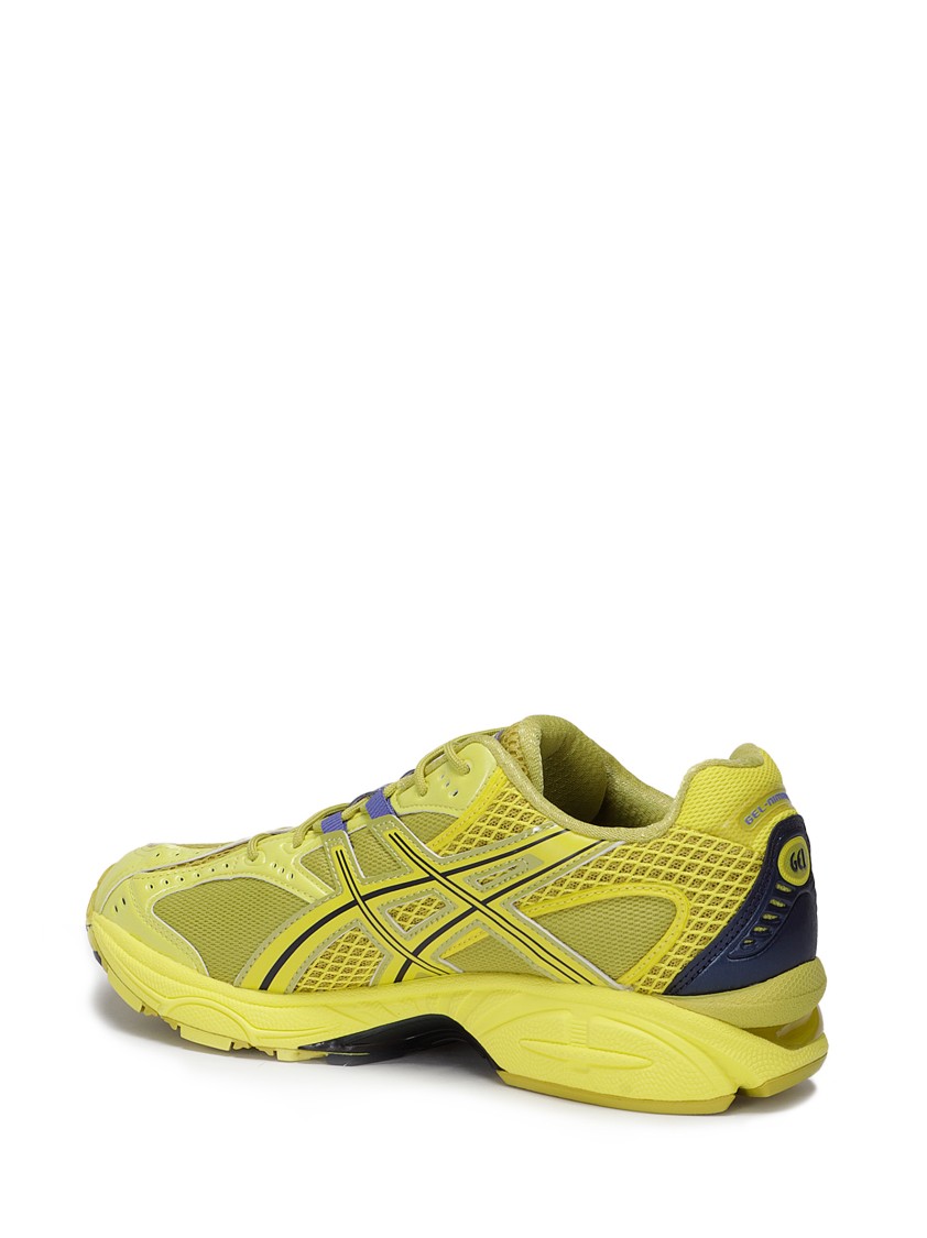 Asics Mesh Rubber Sole Sneakers With Branded Heel