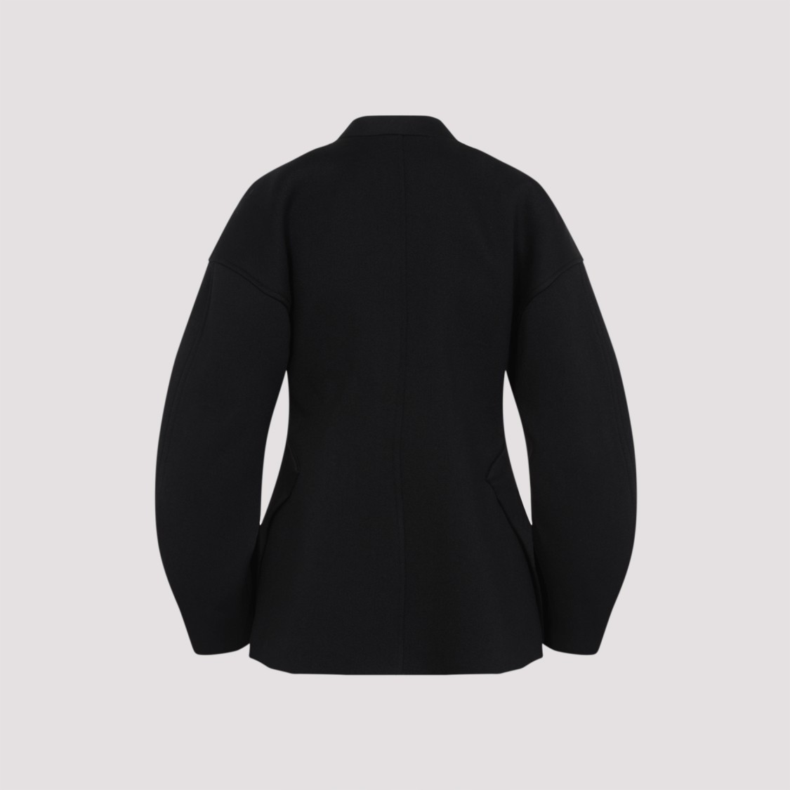 Jil Sander Black Jacket With Wrap Design In Black