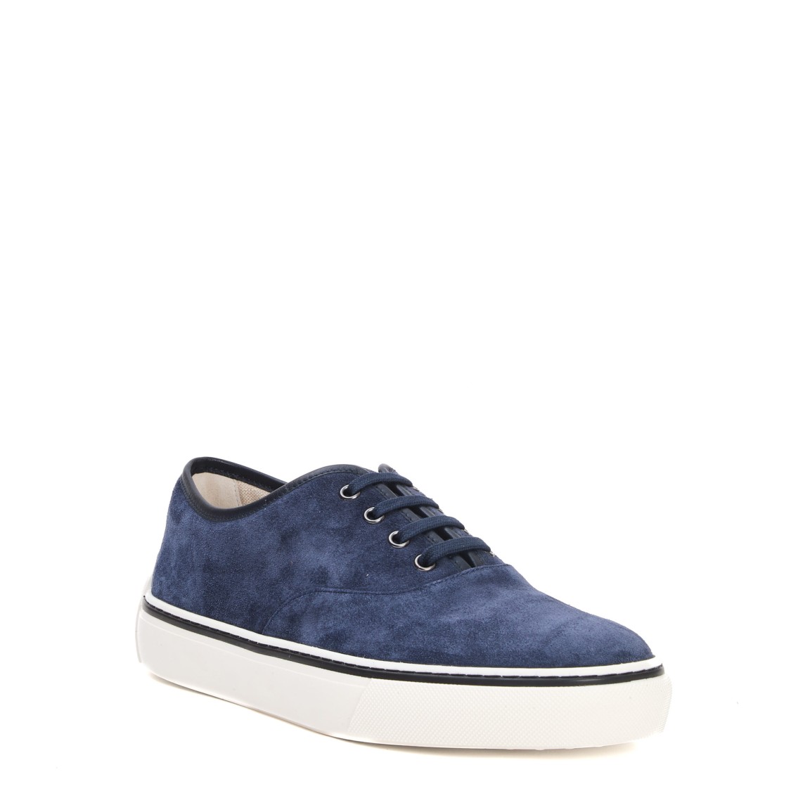 Tod's Suede Sneakers In Blue