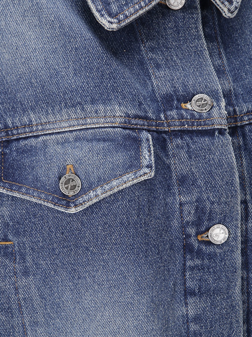 APC A.P.C. DENIM JACKET WITH FOUR FRONT POCKETS
