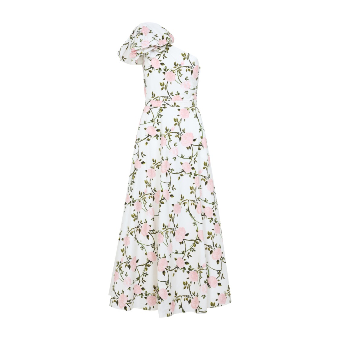 Giambattista Valli One-shoulder Floral Maxi Dress In Multicolor