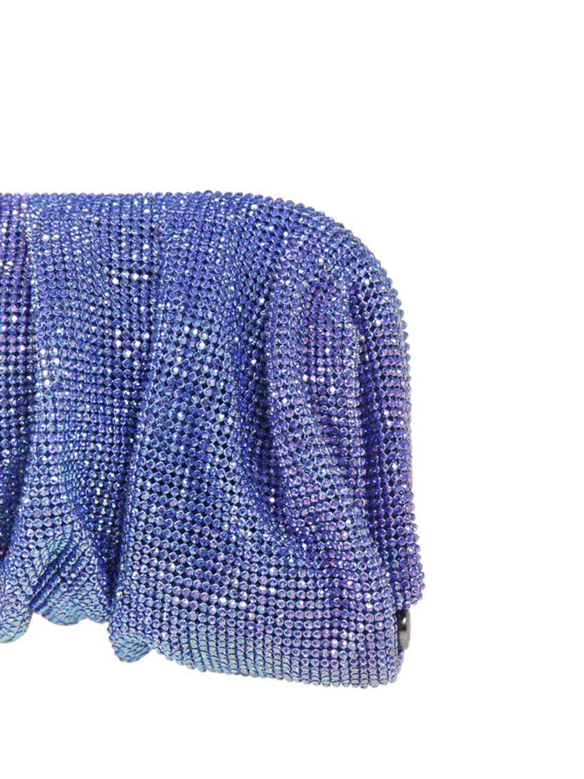 Benedetta Bruzziches Venus La Petite Clutch In Blue