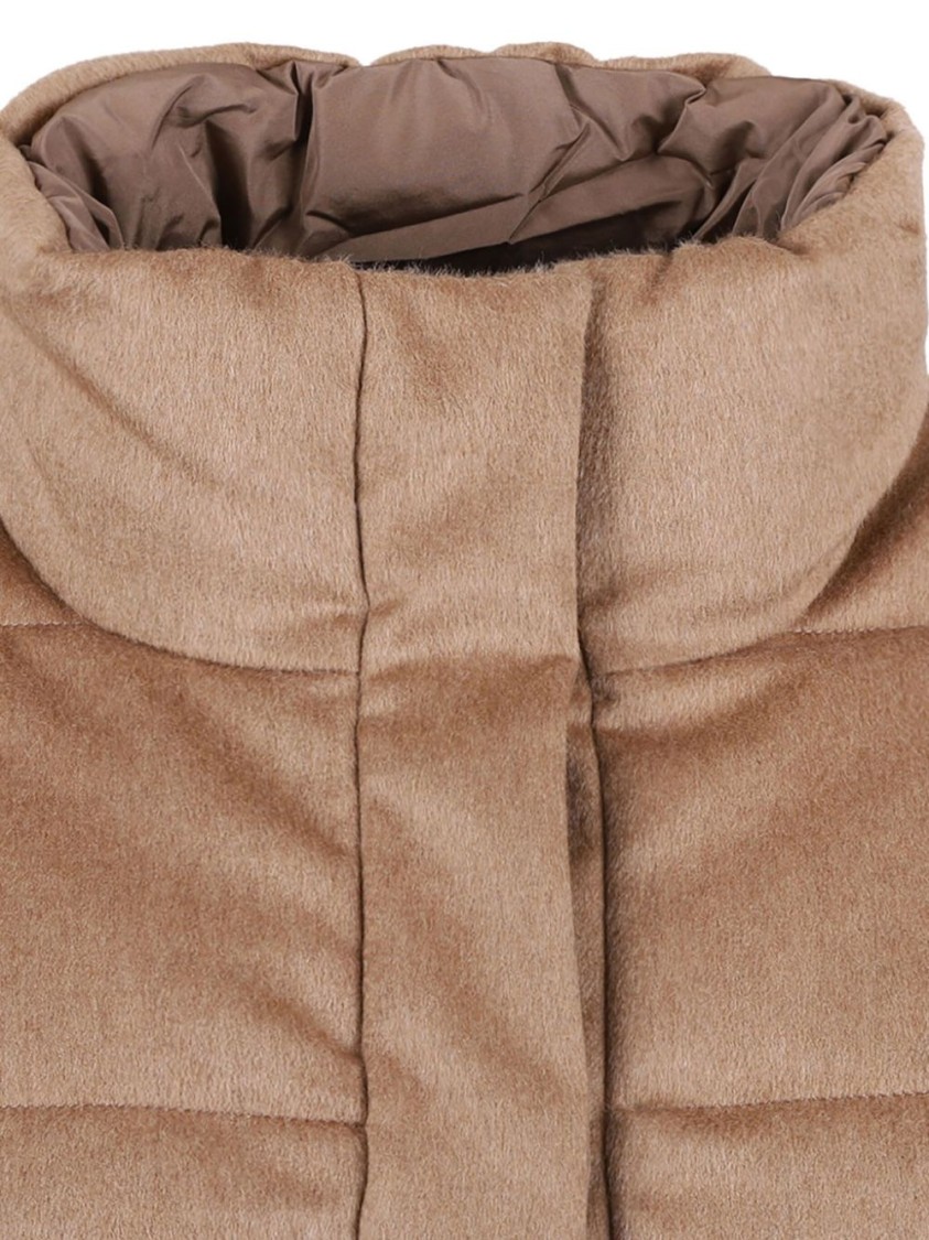 Max Mara Donatello Puffer Jacket In Brown