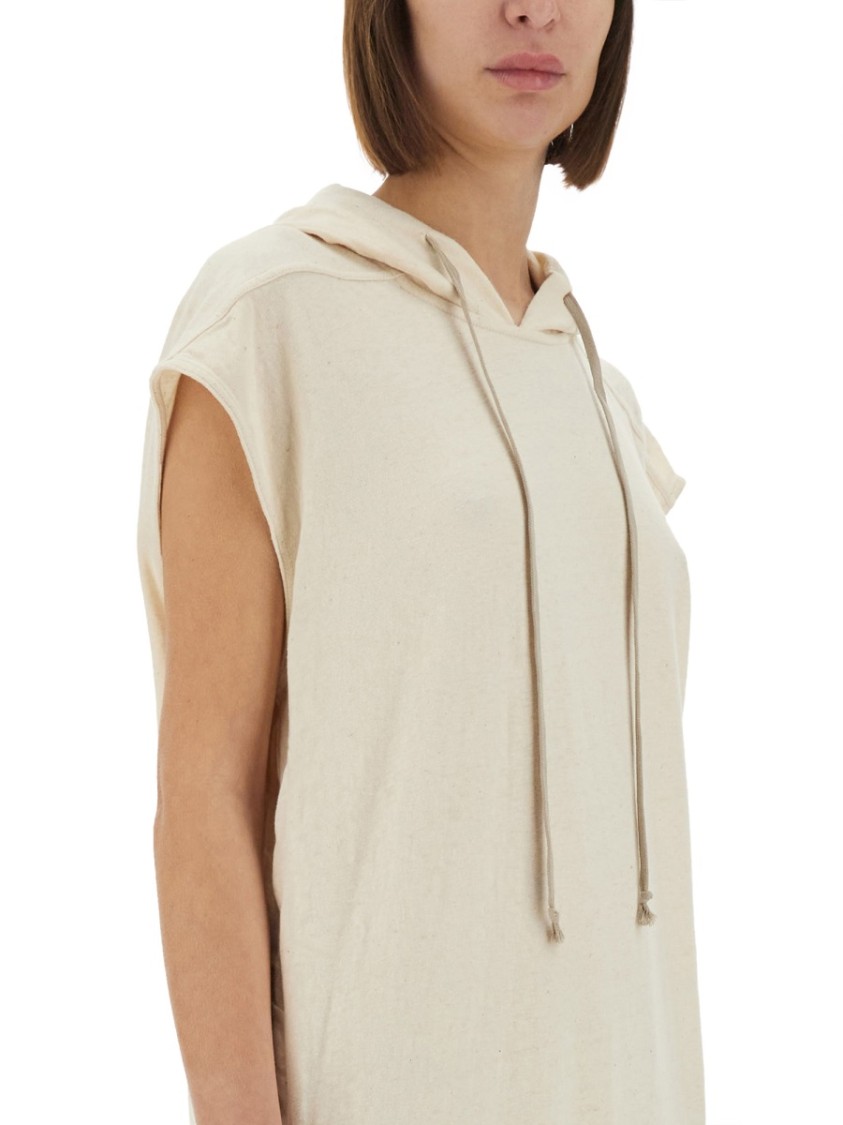 Drkshdw By Rick Owens Relaxed Dress With Hood | THE LIST