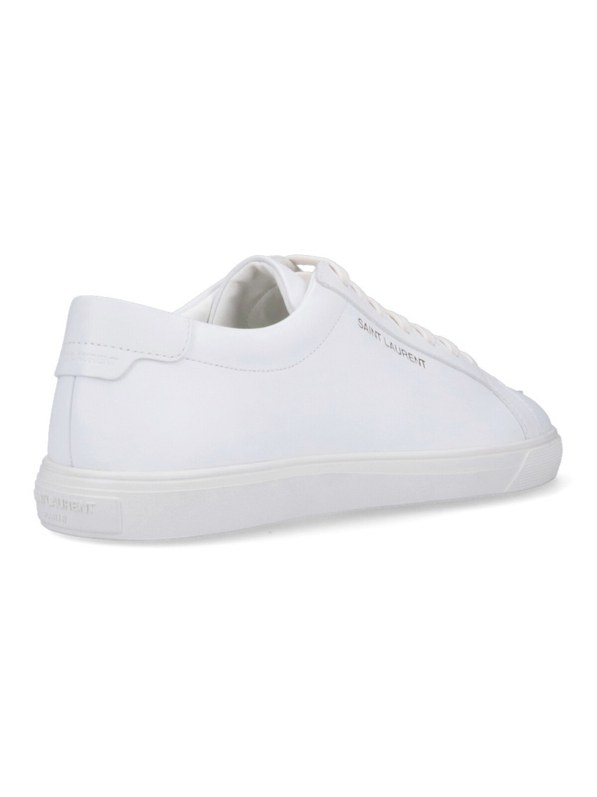 Saint Laurent Sneakers Casual Rubber Sole In White