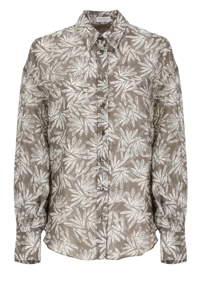 BRUNELLO CUCINELLI BRUNELLO CUCINELLI SILK SHIRT