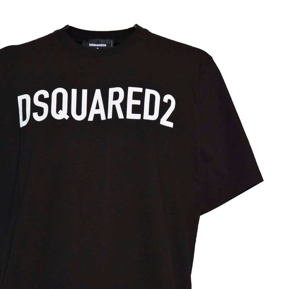Shop Dsquared2 Black Cotton Loose Fit T-shirt