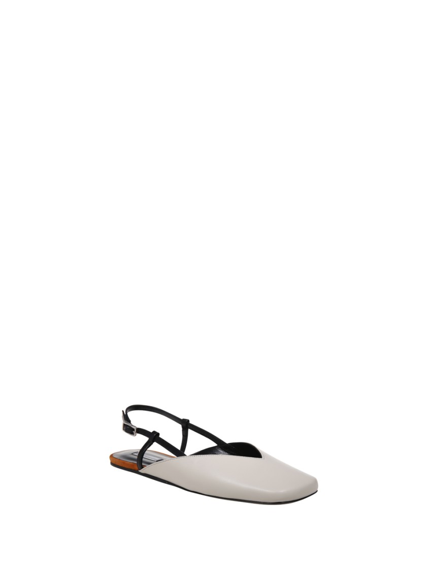 Ami Alexandre Mattiussi Ami Pointed Toe Slingback Shoes