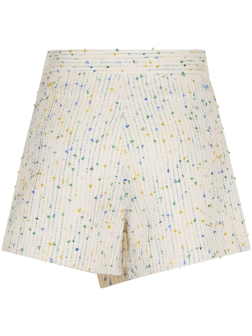 Msgm Wrap Style Shorts In Blue