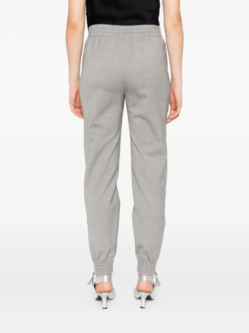 Ermanno Scervino Tailored Grey Track Pants In Gray