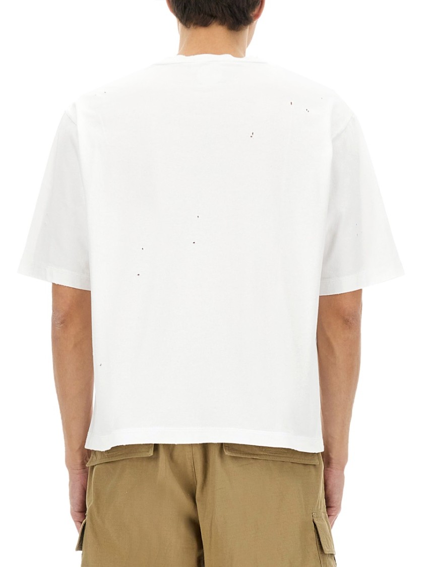 Shop Dsquared2 Relaxed Fit White Graphic T-shirt