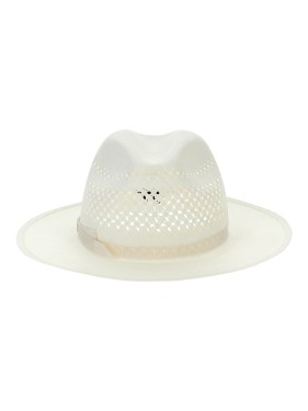 Borsalino 'Medea' Hat in White | THE LIST