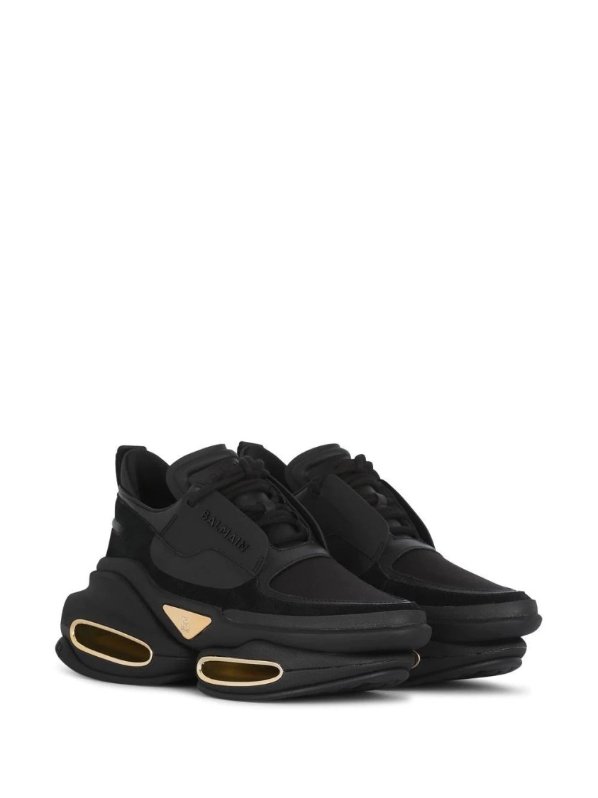 Balmain B Bold Low Trainers In Black