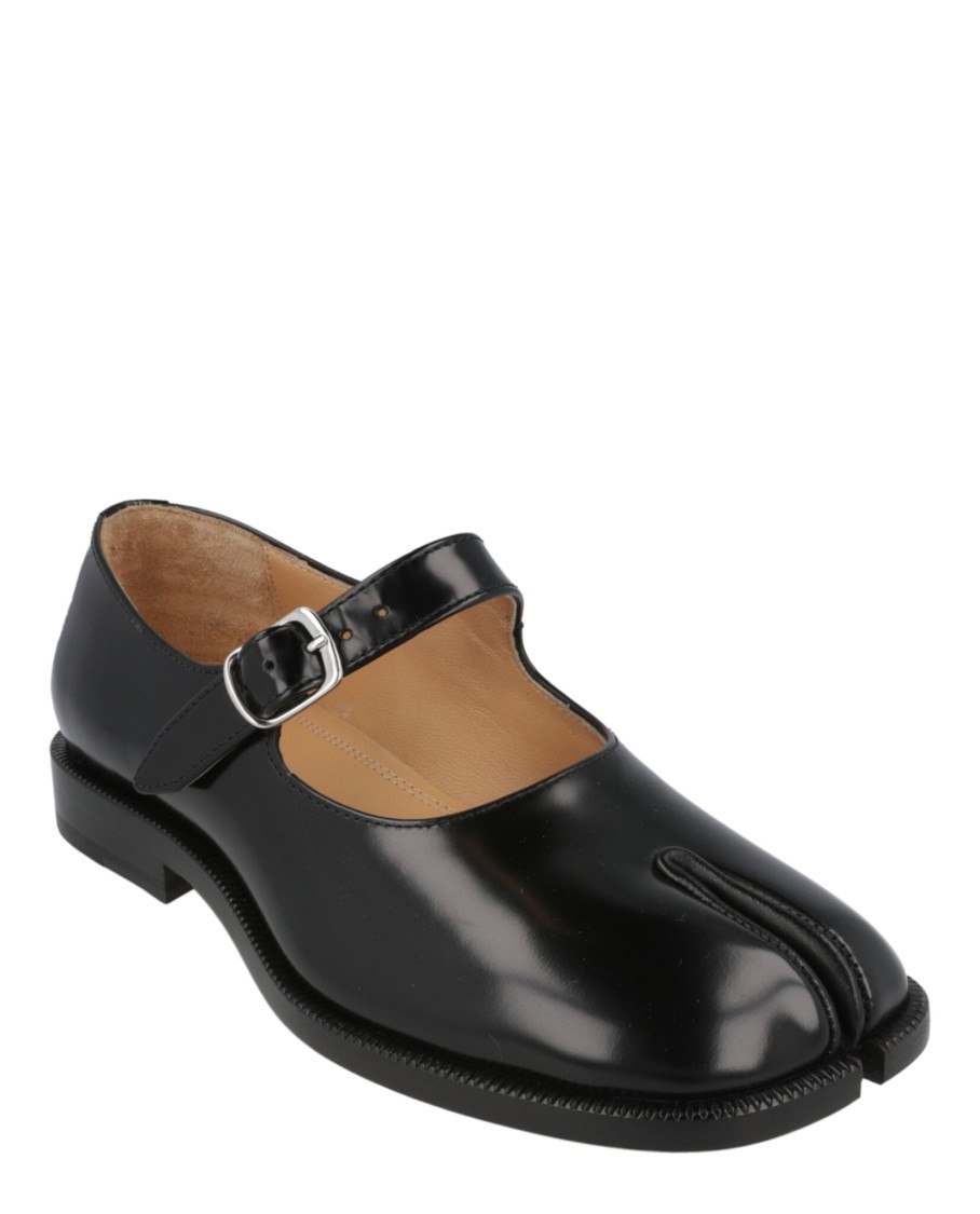 Maison Margiela Tabi Mary-janes In Black