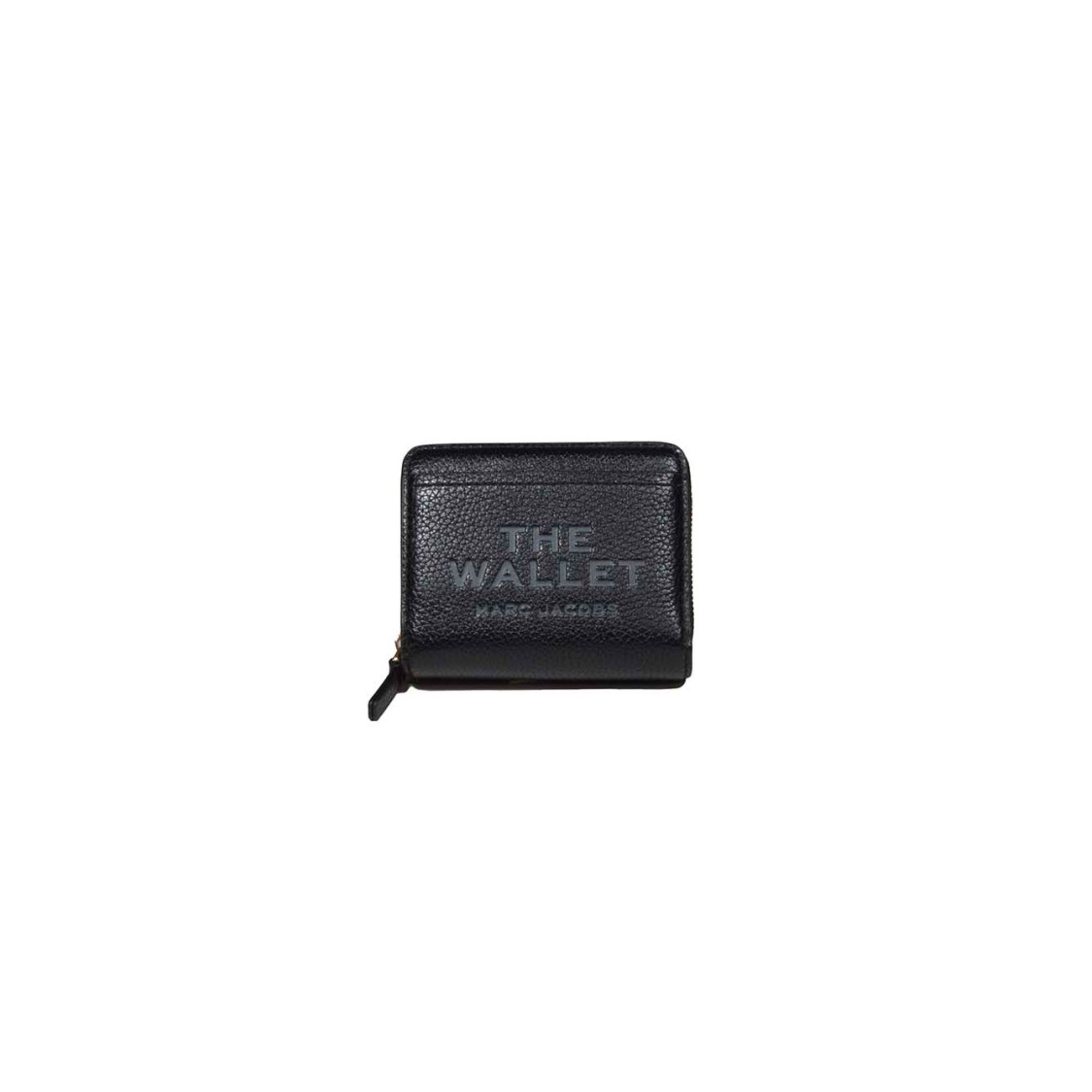 Marc Jacobs Mini Compact Wallet In Black Leather