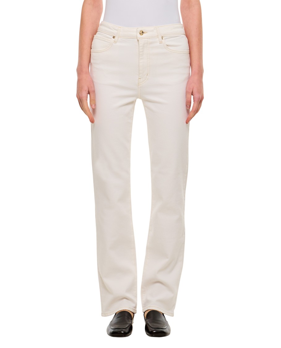 Shop Frame The Ruler Jeans In White