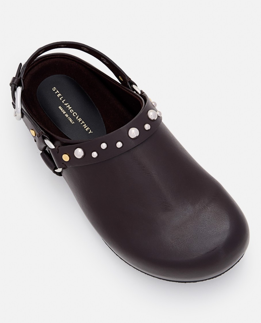 Stella Mccartney Elyse Alter Mat Slippers W/studs