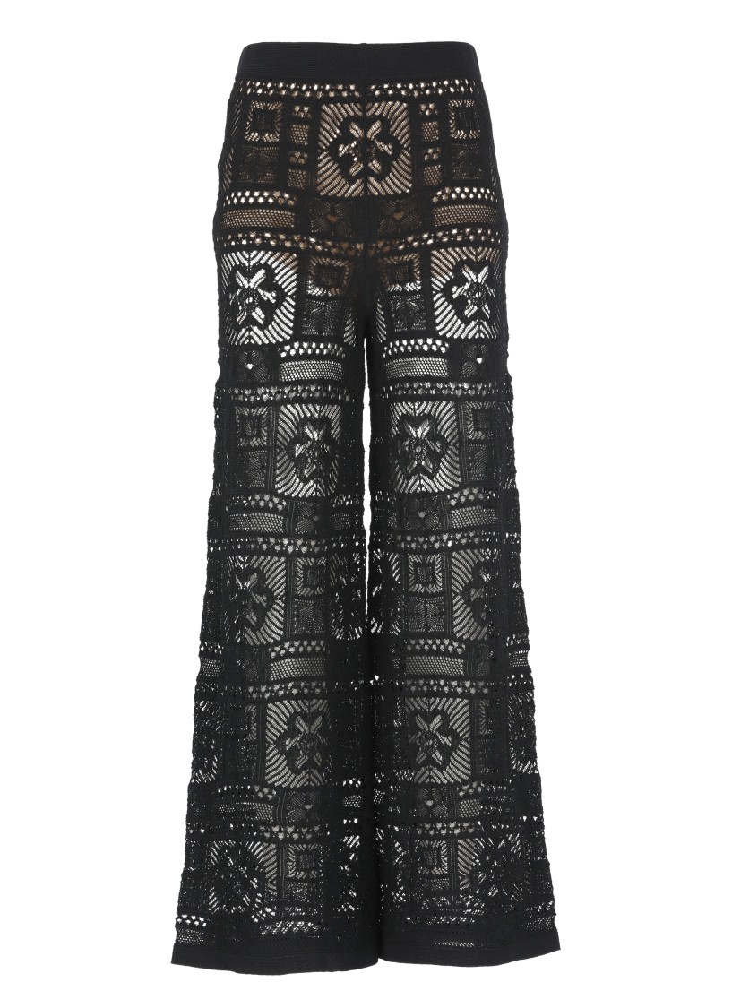 D Exterior D. Exterior Black Cotton Pants