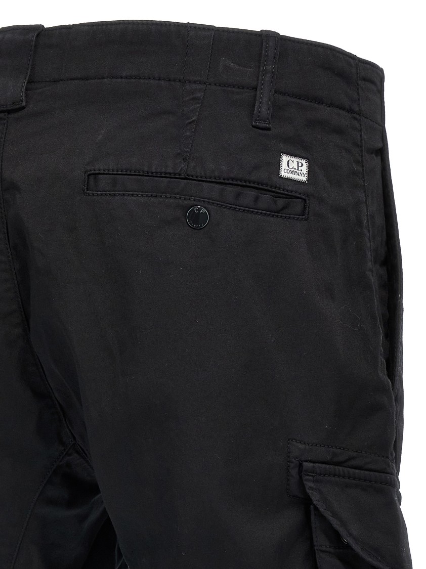 C.p. Company C. P. Company Lente Cargo Pants In Black