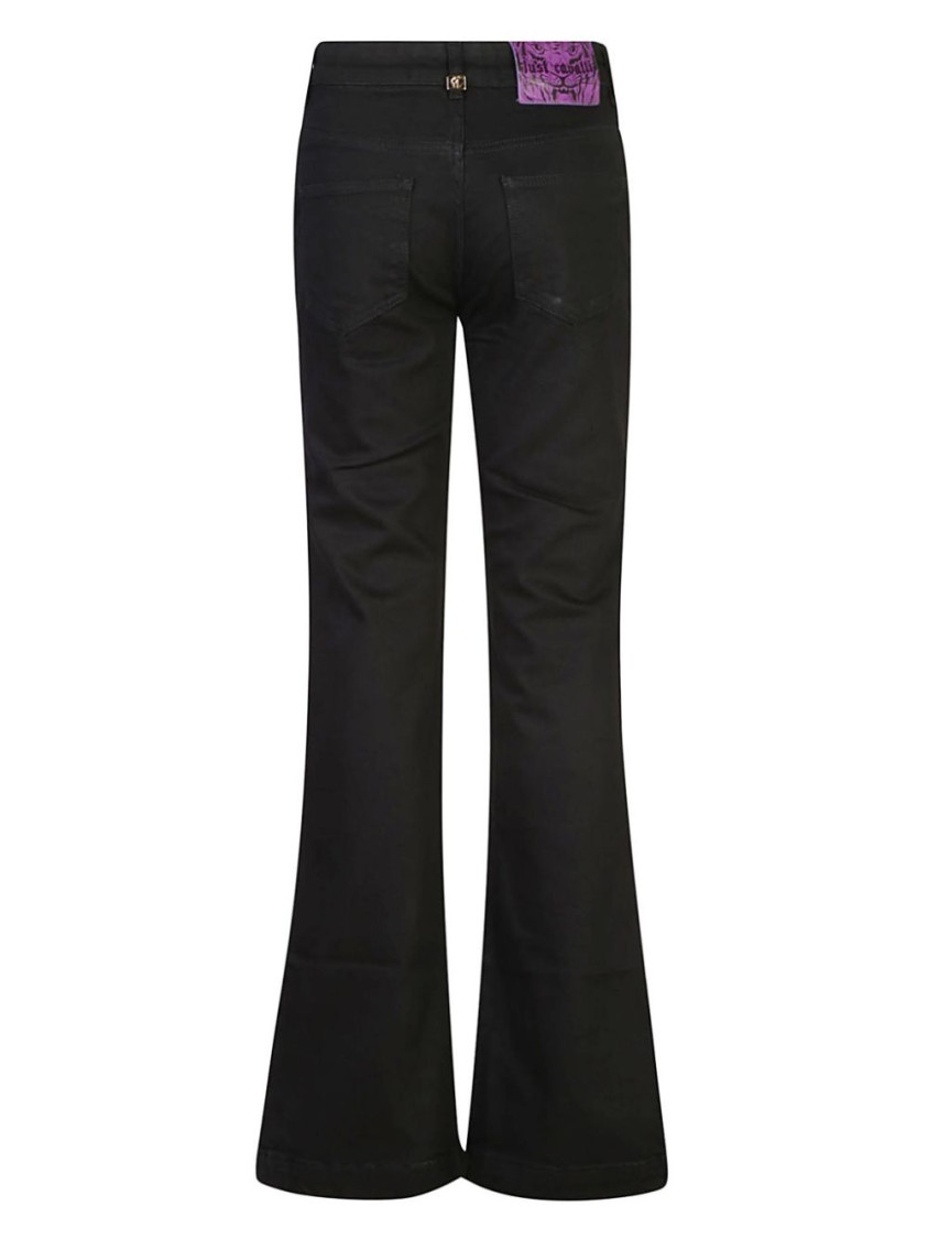 JUST CAVALLI JUST CAVALLI FLARED JEANS WITH COTTON BLEND AND IMPECCABLE FIT