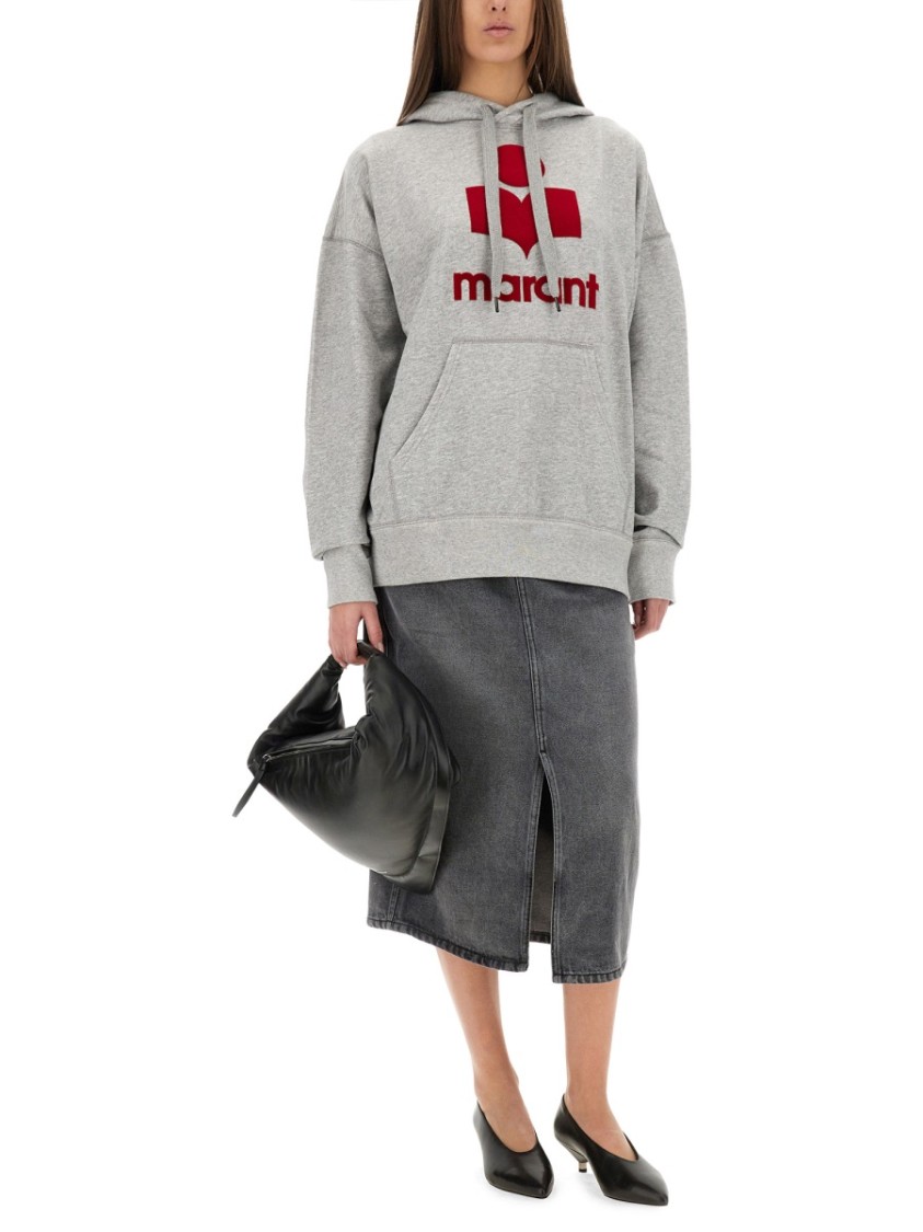 Shop Isabel Marant Étoile "mansel" Sweatshirt In Grey