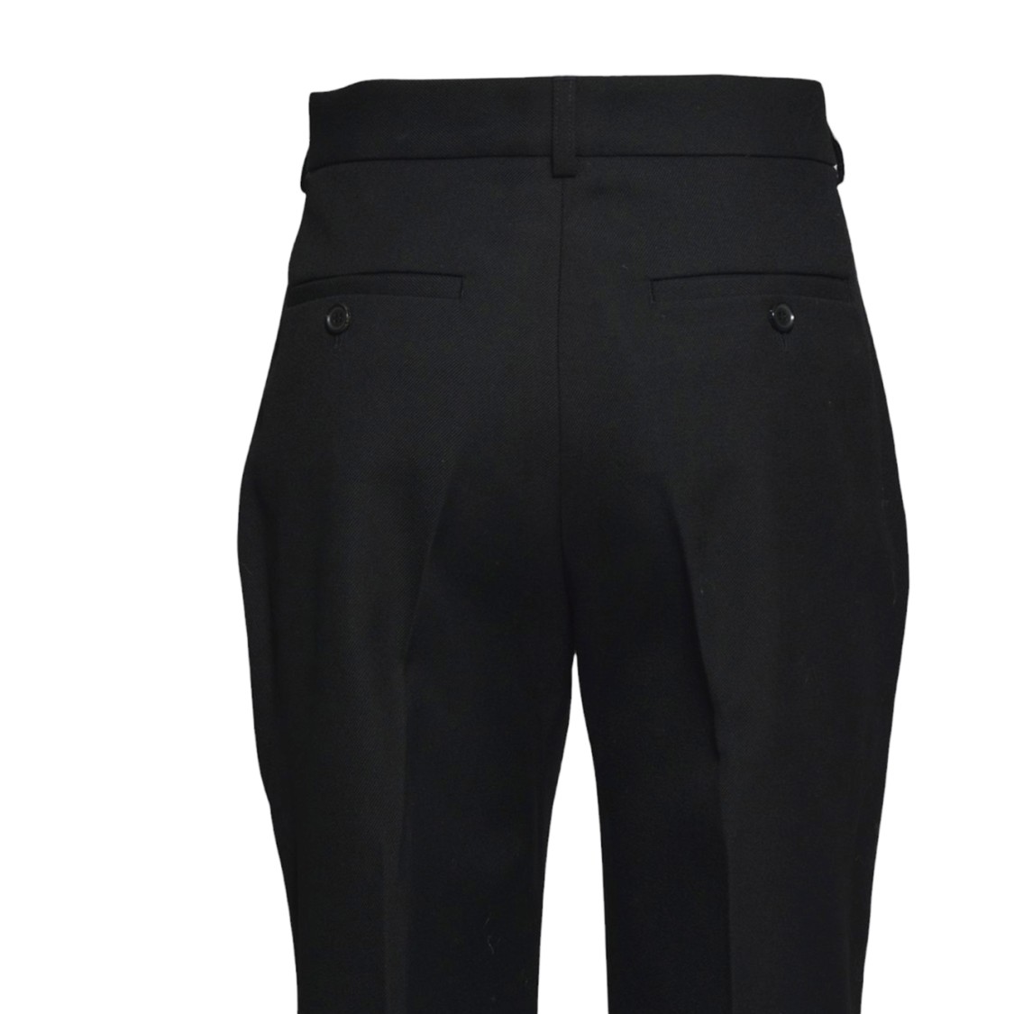 Bally Wool Flared Trousers In Black